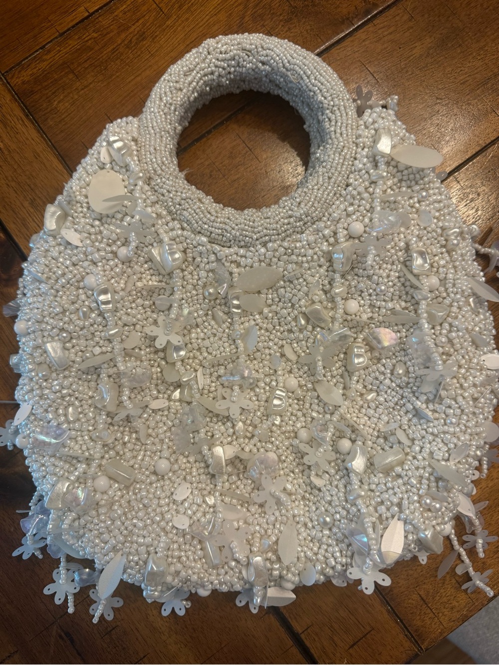 Beaded Floral Bag